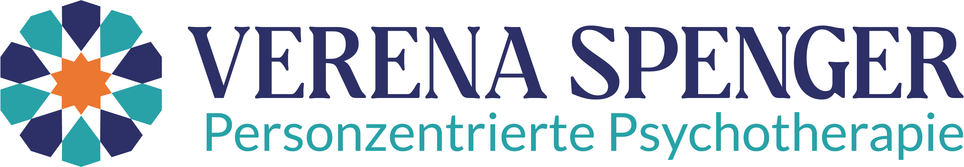 Verena Spenger Personzentrierte Psychotherapie Logo Blau